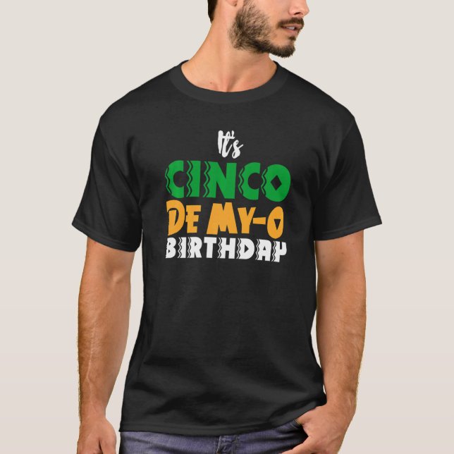 T-shirt Cinco De Mayo Mexique Anniversaire mignon Annivers (Devant)