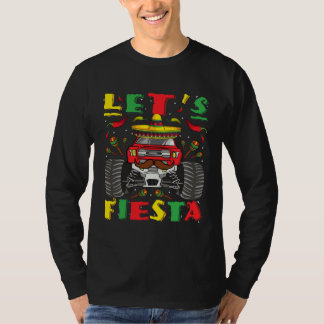 T-shirt Cinco De Mayo Monster Truck Let s Fiesta Toddler K