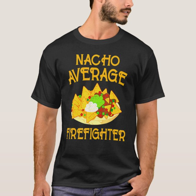 T-shirt Cinco De Mayo Nacho Moyenne Firefighter Mexicain W (Devant)