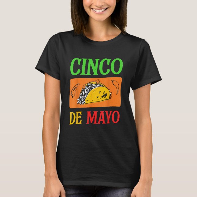 T-shirt Cinco De Mayo Party Mexico Mexican Fiesta (Devant)