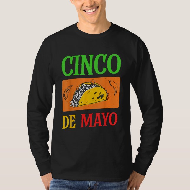 T-shirt Cinco De Mayo Party Mexico Mexican Fiesta (Devant)