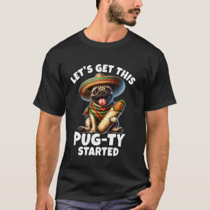 T-shirt Cinco De Mayo Pug Fête Pug