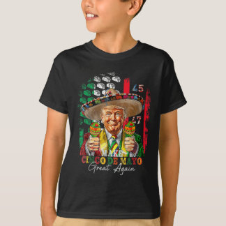 T-shirt Cinco De Mayo Rendre Trump À Cinco De Mayo
