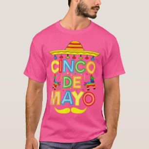 T-shirt Cinco De Mayo Sombrero Mexicaine Fiesta 5 de Mayo 