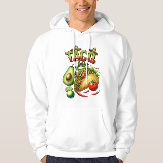 T-Shirt-Cinco De Mayo Sweat à capuche (Devant)