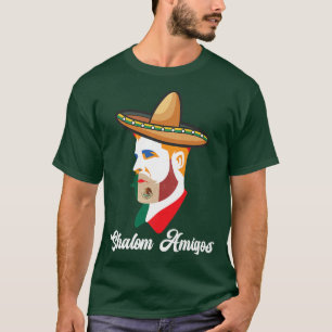 T-shirt Cinco De Mayo T Shalom Amigos Juif Meican Hanuk