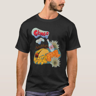 T-shirt Cinco De Mayo Taco & Chips Mexican Food Fiesta Men