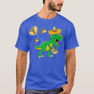 T-shirt Cinco De Mayo Taco Dinosaur