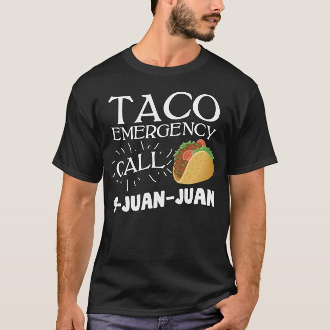 T-shirt Cinco De Mayo Taco Urgence (Devant)