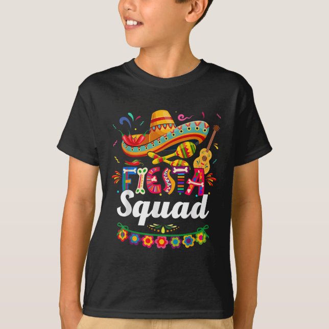 T-shirt Cinco De Mayo Tee Parti Mexicain Cinco (Devant)