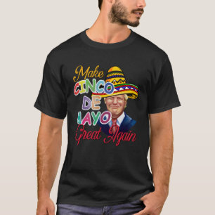 T-shirt Cinco De Mayo Tequila Tacos Bière Mexicaine Happy