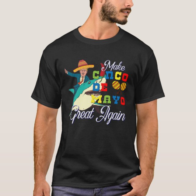 T-shirt Cinco De Mayo Tequila Tacos Mexican Beer Happy Cin (Devant)