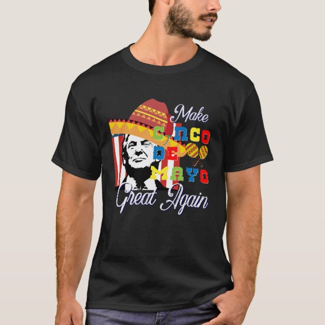 T-shirt Cinco De Mayo Tequila Tacos Mexican Beer Happy Cin (Devant)