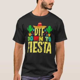 T-shirt Cinco De Mayo Vintage Mexicain Dtf À Fiesta 1