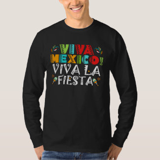 T-shirt Cinco De Mayo Viva Mexico Viva La Fiesta Fiesta 5