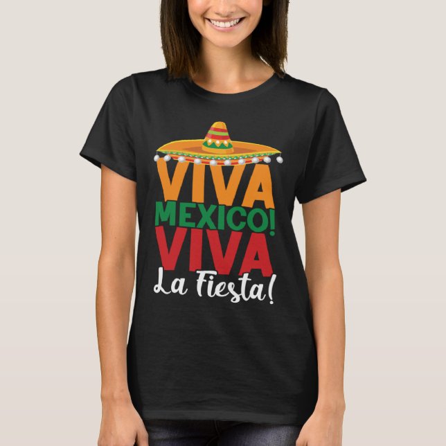 T-shirt Cinco De Mayo Viva Mexico Viva La Fiesta Fiesta 5  (Devant)