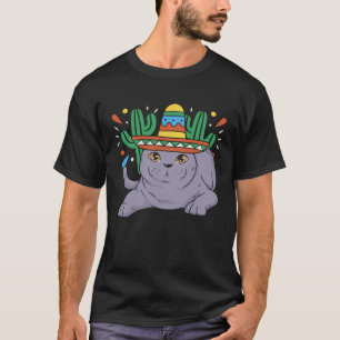 T-shirt Cinco de Meow Chat Fierté Mexicaine Mexicain Cinc