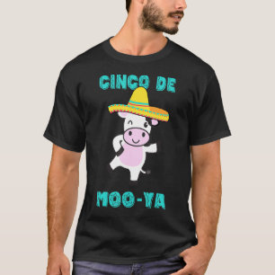 T-shirt Cinco De Moo Ya Cinco De Mayo Vache Dansante Mexic