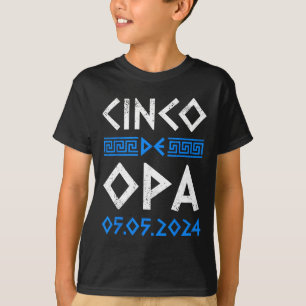 T-shirt Cinco De Opa Drôle Cinco De Mayo Ea Grec Orthodoxe