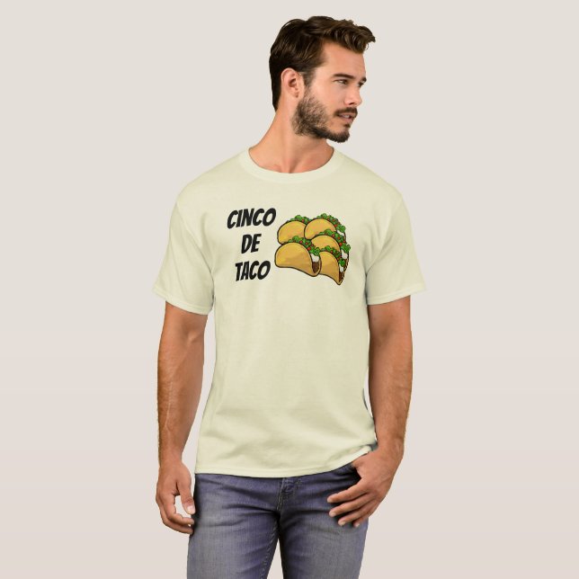 T-shirt Cinco de Taco (Devant entier)