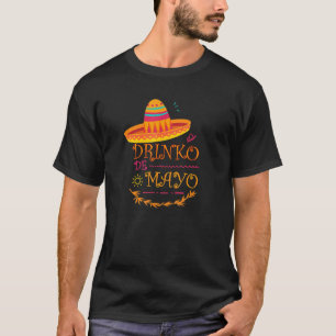 T-shirt Cinco Drinko De Mayo Hommes Femmes Boire De La Teq