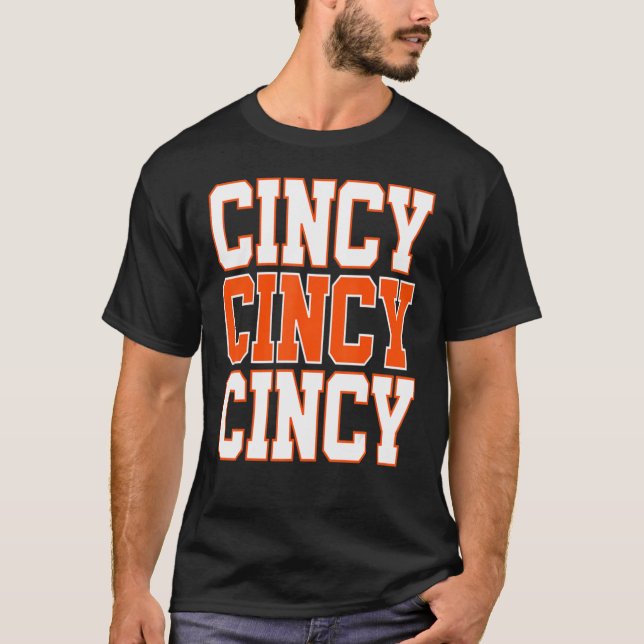 T-shirt CINCY 'NATI Cincinnati OH Matching Famille Couple  (Devant)