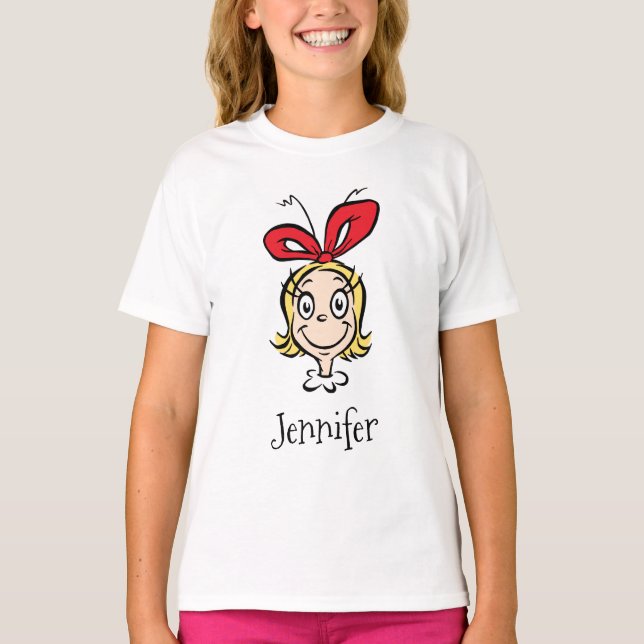 T-shirt Cindy-Lou Who est gentille (Devant)