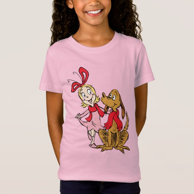 T-Shirt Cindy Lou Who et Max le Chien (Devant)