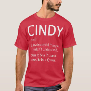 T-shirt Cindy Nom Cadeau 90