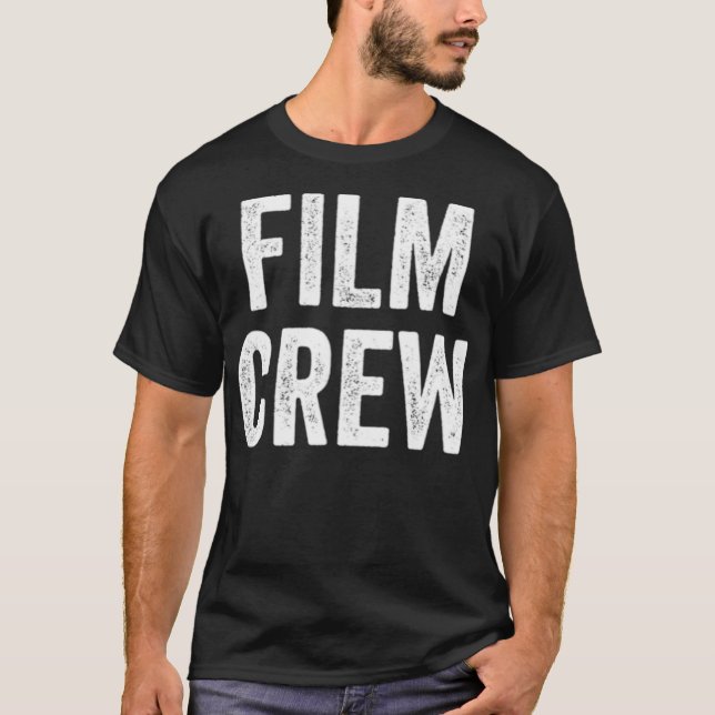 T-shirt Cinéaste Team Film Crew Movie Director Producteur  (Devant)