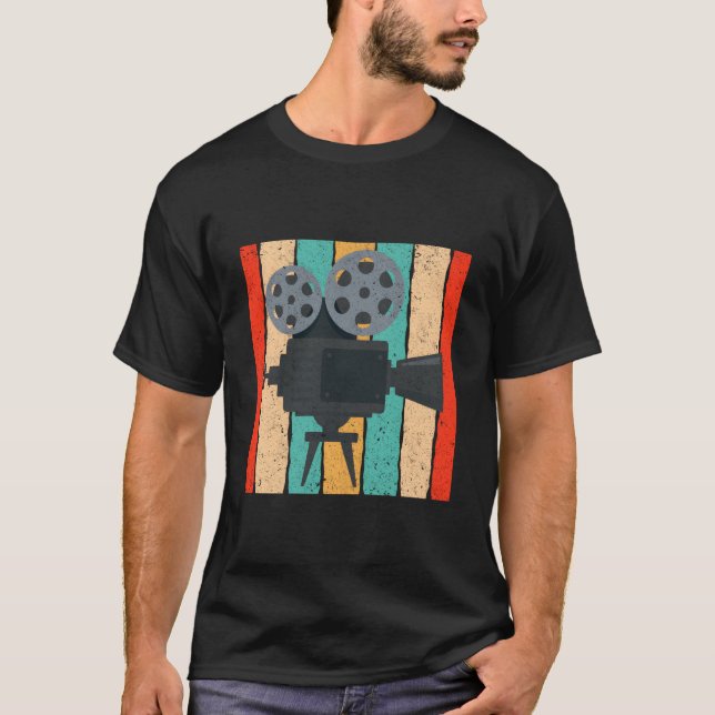 T-shirt Cinema Camera Movie Projector (Devant)