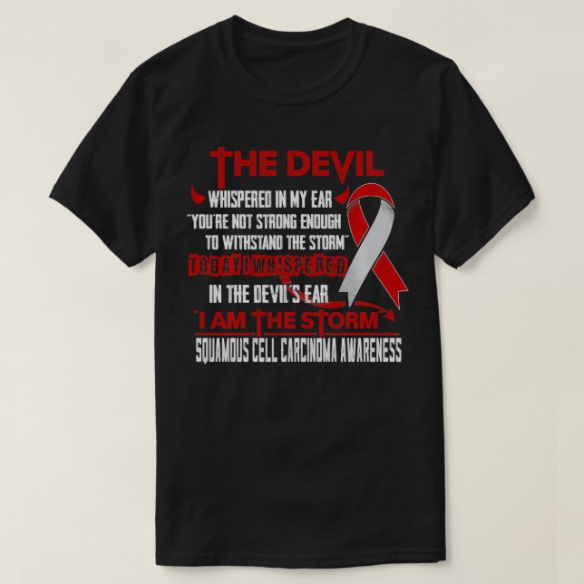 T-shirt Cinéma de cellules squameuses Sensibilisation Je s (Design devant)