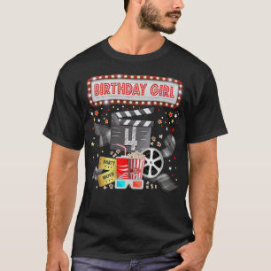 T-shirt Cinéma Nuit Anniversaire Fête Pyjama Swood Popcorn