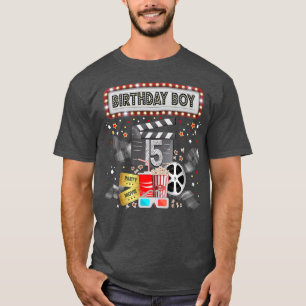 T-shirt Cinéma Nuit Anniversaire Fête Pyjama Swood Popcorn