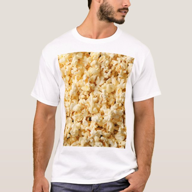 T-shirt Cinéma Popcorn Arrière - plan complet. (Devant)