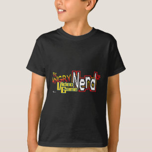 T-shirt Cinéma Vidéo en colère Jeu Logo Nerd Premium