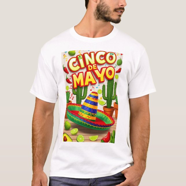 T-shirt CINKO DE MAYO (Devant)