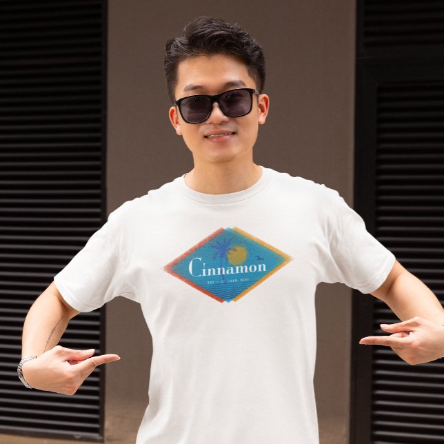 T-shirt Cinnamon Bay, St. John, Usvi Retro Mid Century (Créateur téléchargé)