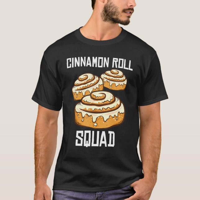 T-shirt Cinnamon ROll Squad Cinnamon Roll Baking (Devant)