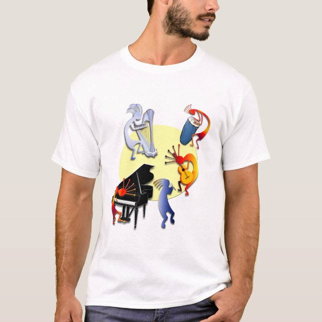 T-shirt Cinq bandes Kokopelli (Devant)