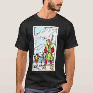 T-shirt Cinq d'Épées Tarot Vintage - Rider Waite De