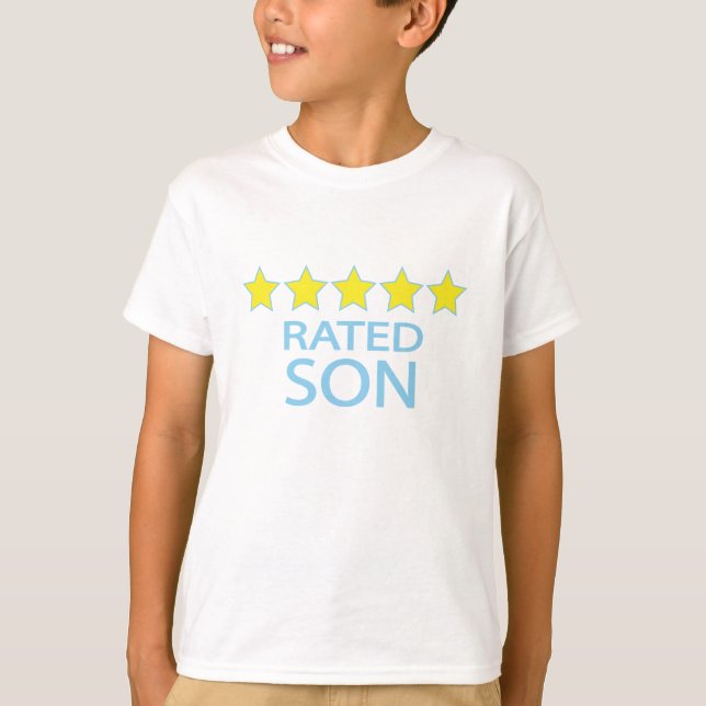 T-shirt Cinq étoiles fils (Devant)