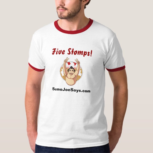 T-shirt "Cinq frappe du pied !" Sonnerie T de (Devant)