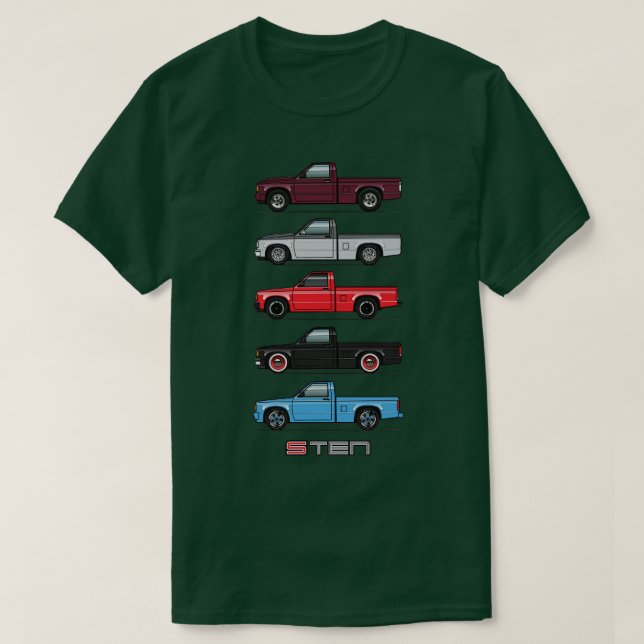 T-shirt Cinq lignes 1 (Design devant)