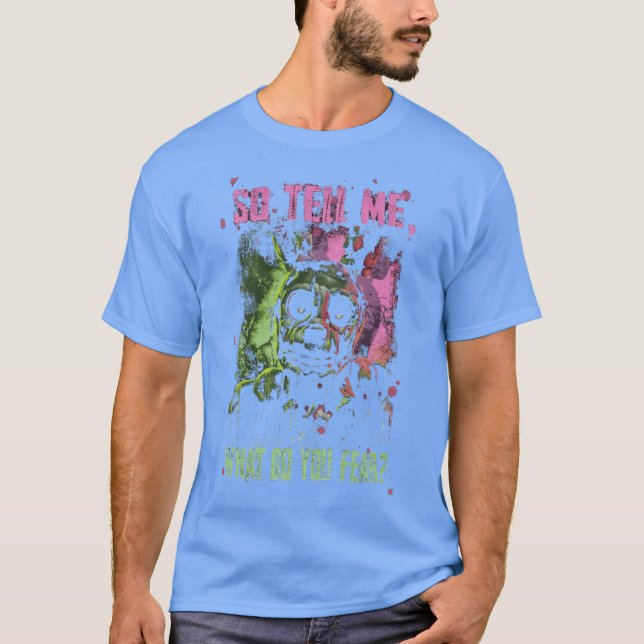 T-shirt Cinq Nuits Chez Freddys De Quoi Avez-Vous Peur vin (Devant)