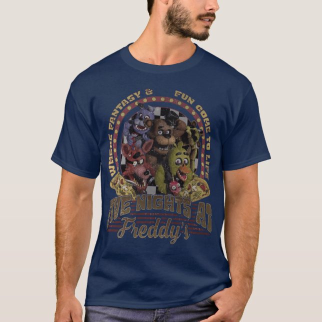 T-shirt Cinq Nuits Chez Freddys Halloween fille (Devant)