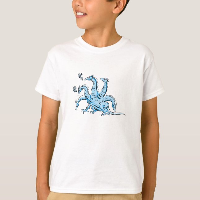 T-shirt Cinq ont dirigé le dragon (Devant)