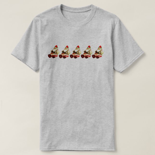 T-shirt Cinq petites Santa ! (Design devant)
