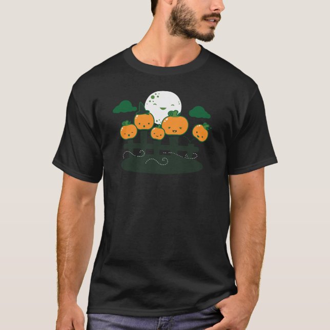 T-shirt Cinq petits Citrouilles (Devant)
