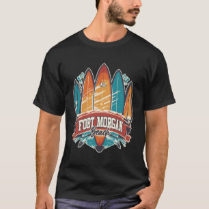 T-shirt Cinq Surf Fort Morgan Beach Al